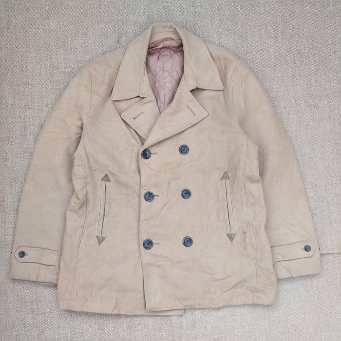 GU By Uniqlo Vintage Military Wool Peacoat Jacket Jaket Classic Retro Rugged Style no buzz rickson a