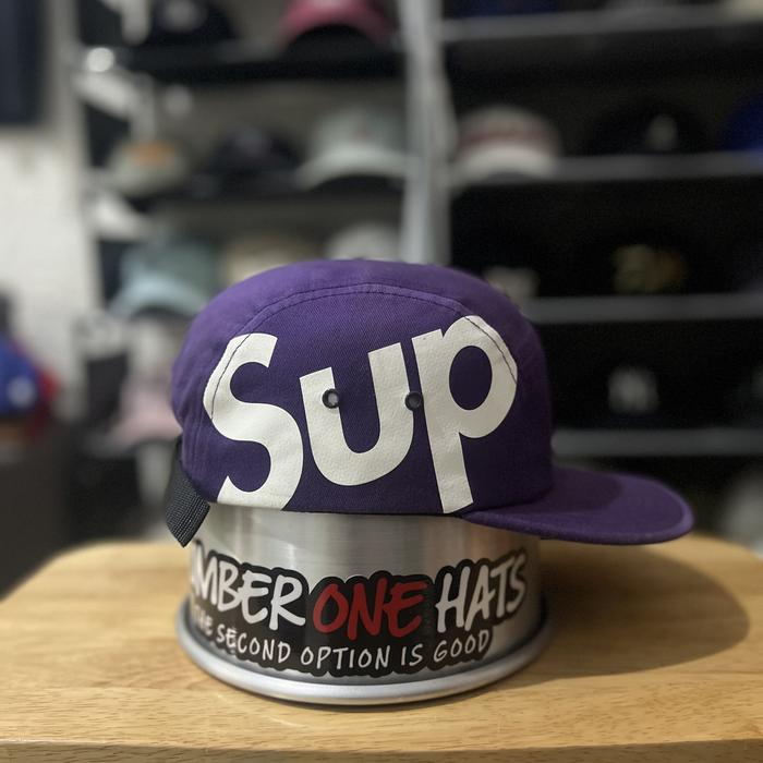 Topi Stussy 5 panel purple