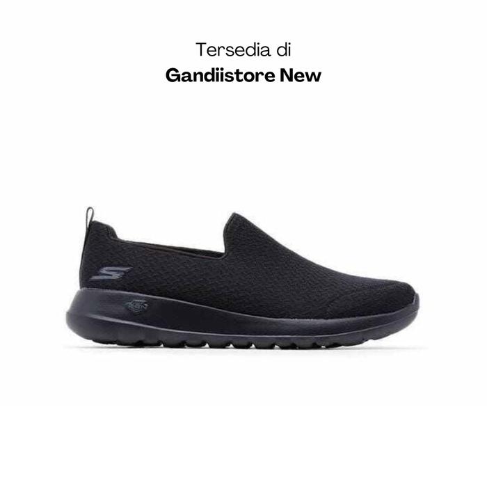 Sepatu Slip On Pria Skeches Go Walk Max Rejoice 54635/BBK Full Black