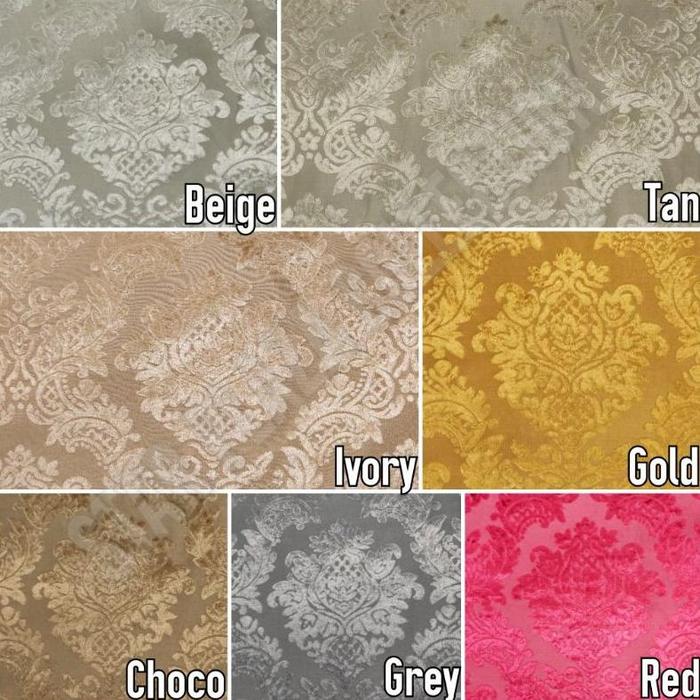 Kain Bludru Beludru Mewah Premium Velvet Mengkilap Timbul Motif Bunga