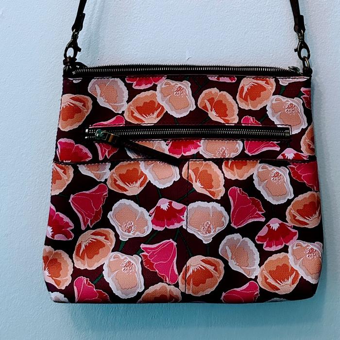 Tas fossil selempang original flower preloved