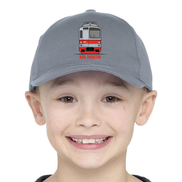 Topi Anak Motif Kereta Listirk Indonesia KAI Commuter KRL-7000TM