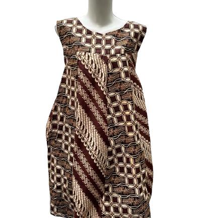 Daster batik Solo Kencana Mulia (tanpa lengan)