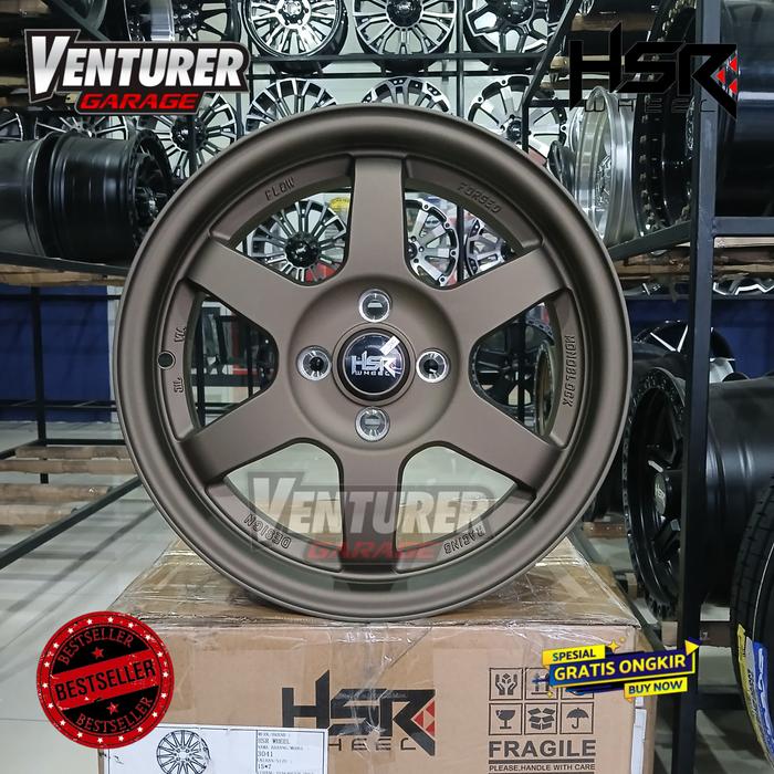 Velg Ring 15 Mobil Wuling Air Ev HSR Tokyo R15 Lebar 6,5 Pcd 4x100