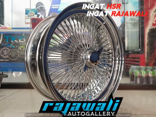 VELG CLASSIC HSR WIRE WHEELS RING 20 CHROME UNTUK FORTUNER PAJERO DMAX