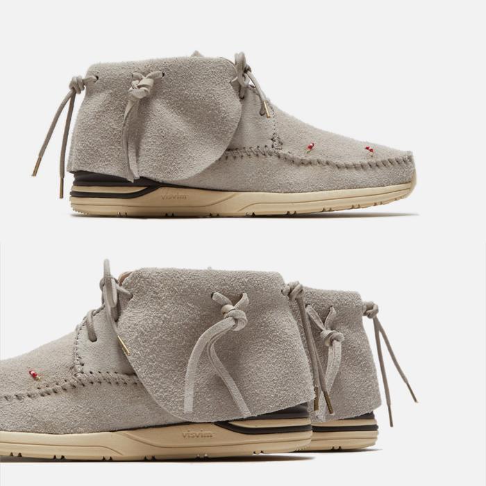 Visvim FBT Lhamo Folk Grey Black Brown