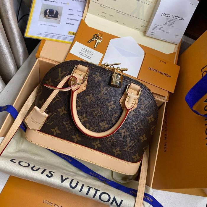 nego preloved rec 2021 louis vuitton alma bb authentic