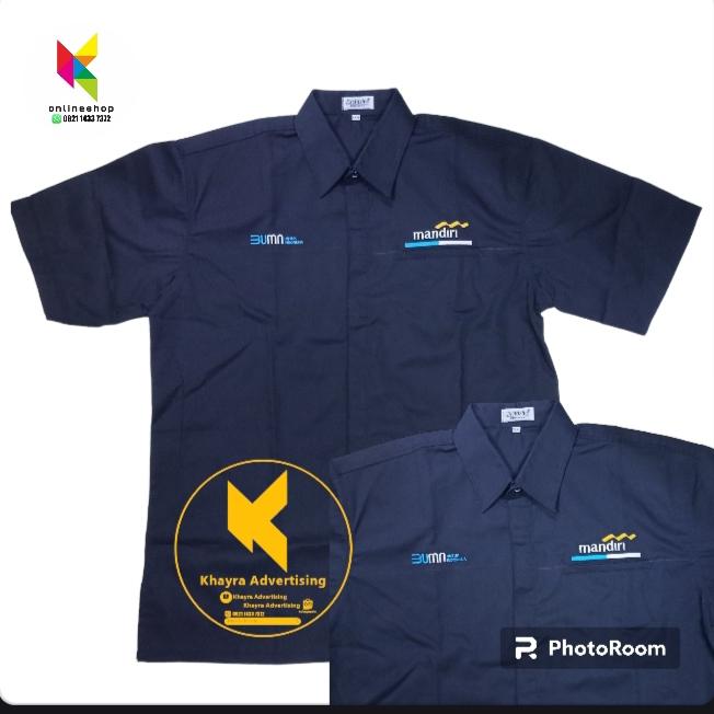 Kemeja bumn mandiri seragam bumn mandiri baju bumn mandiri