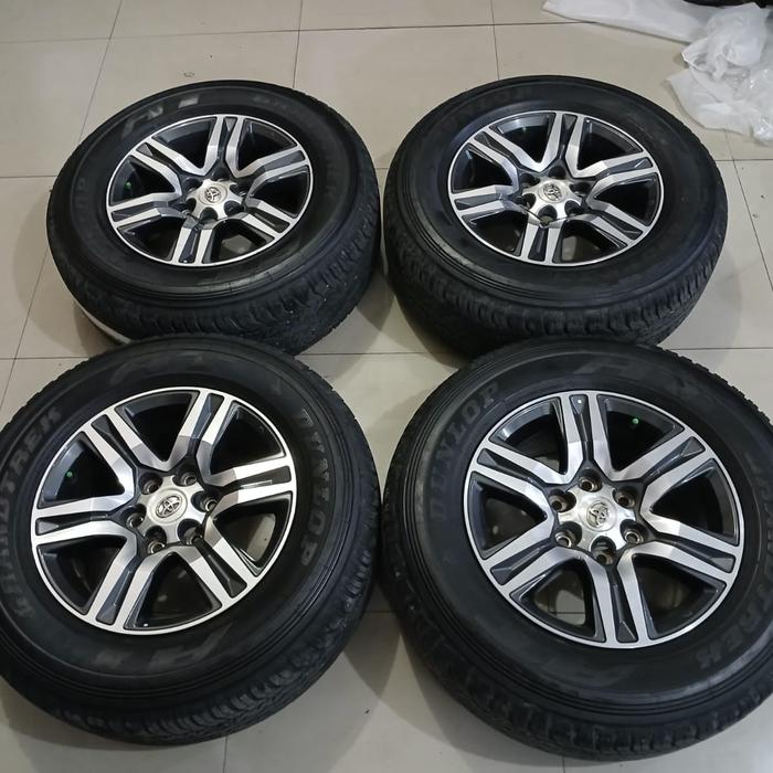 Paketan Velg Ban Fortuner Hylux Ring 17 + Ban 265 65 Ring 17