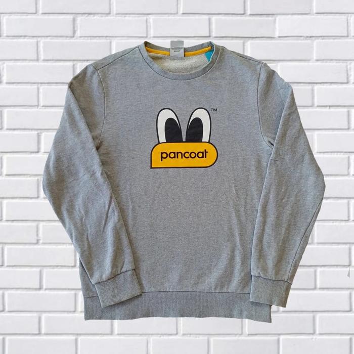 CREWNECK PANCOAT MATA, SIZE S FIT  M (SECOND BRANDED) ABU-ABU, CN0112