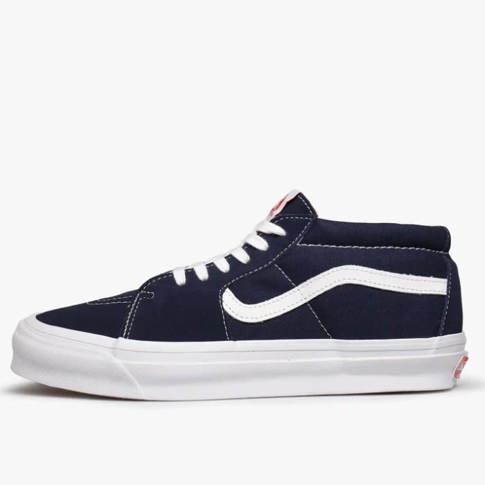 VANS VAULT OG SK8-MID LX NAVY ORIGINAL RESMI