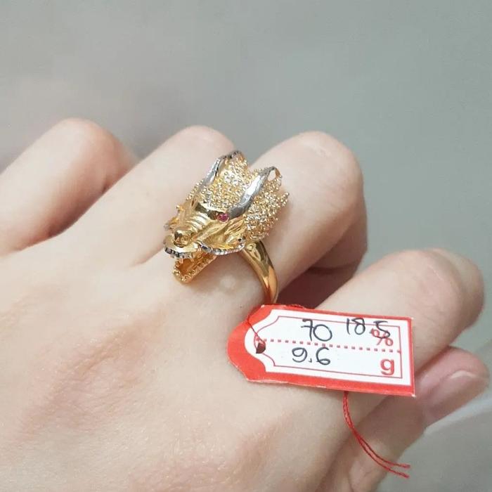 Cincin emas 70 naga pixiu