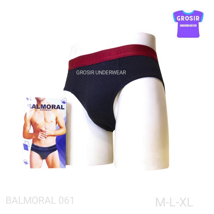 Balmoral Celana Dalam Pria Dewasa BAL A061 Isi 3 pcs Bahan Katun