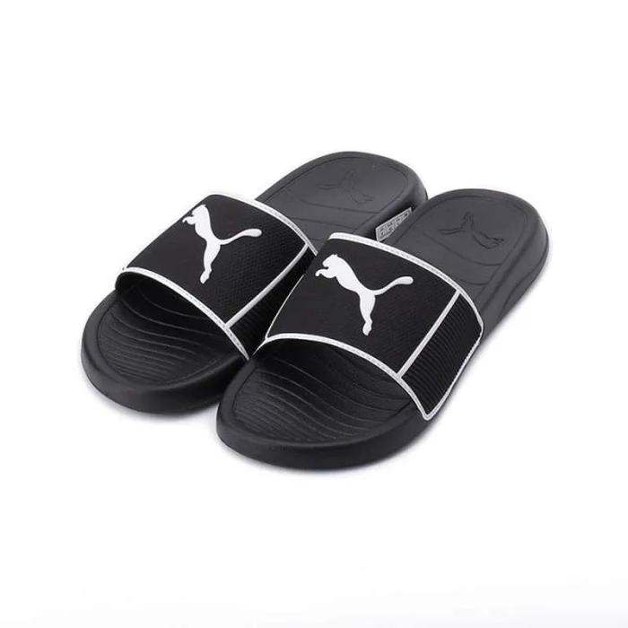 Sandal Slop PUMA Popcat 20 Shower Black White 384262 01