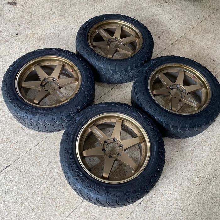 velg mobil bekas te37 R20 lebar 9,5 et 20 + ban 275 55 r20