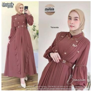 fashion pakaian muslim Benecia dress/gamis benecia