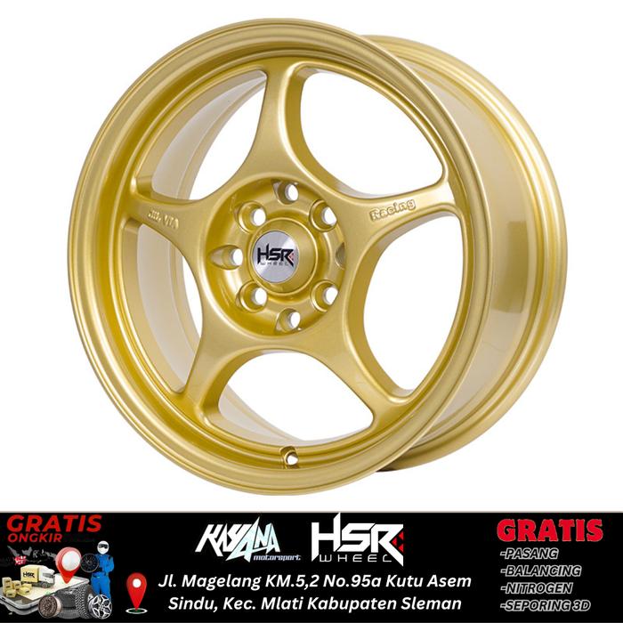 Velg Mobil R15 HSR Sensei Type Enkei Tulang Velg Mobil Jazz Brio Xenia