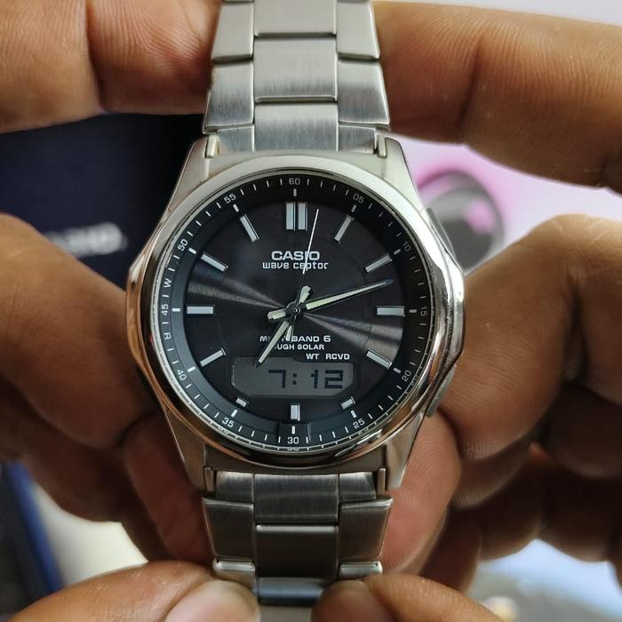 JAM TANGAN PRIA CASIO WAVE CEPTOR WVA-M630 MULTIBAND 6 TOUGH SOLAR