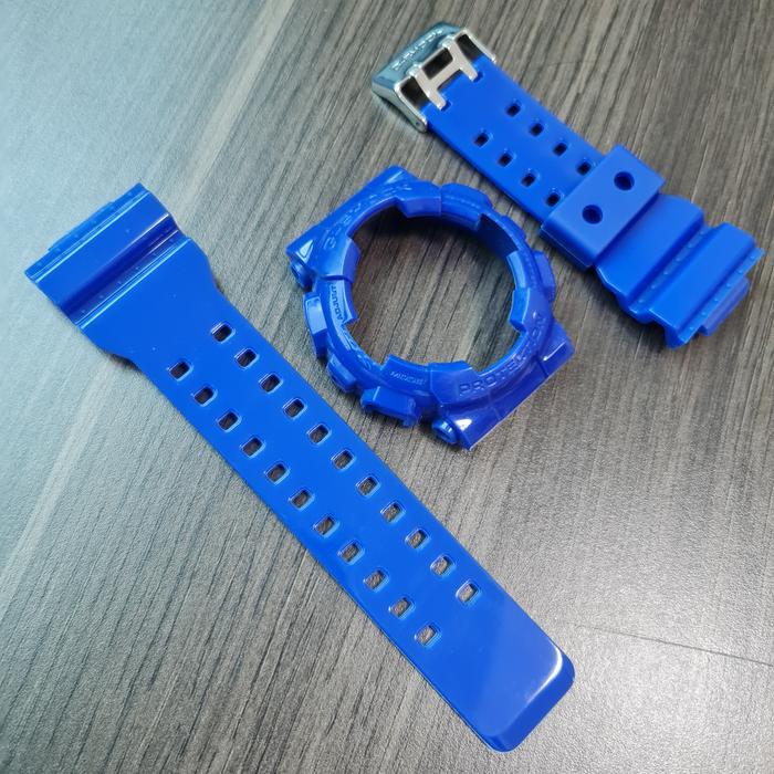 BNB BEZEL STRAP G-SHOCK GA-100 GA-110 GA-120 GD-100 GD-120 BIRU GLOSSY