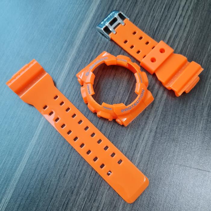 BNB BEZEL STRAP G-SHOCK GA-100 GA-110 GA-120 GD-100 ORANGE GLOSSY