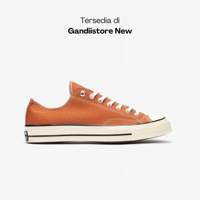 Sepatu Sneakers Pria Converse Chuck 70 Ox A04591C Tawny Owl Egret BNIB
