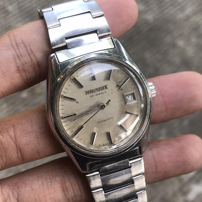 Jam tangan vintage Tugaris Automatic pria original jadul antik kuno