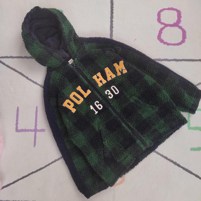 jacket polham Sherpa anak cowok kece