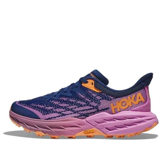 Sepatu Hoka Women Speedgoat 5 Purple Navy Original Store Guarantee