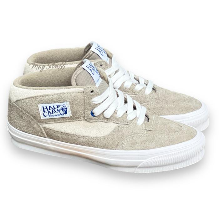 Vans Half Cab Vault Og Lx Hairy Suede Khaki Original 100%