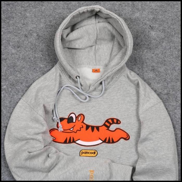 SWEATER HOODIE PANCOAT TIGER BORDIR PREMIUM AUTHENTIC FULL TAG & LABEL