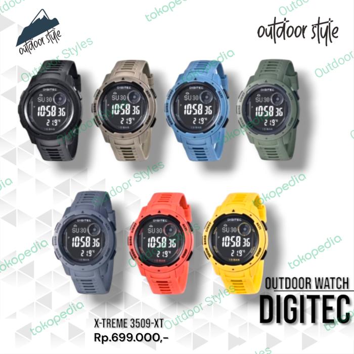 Jam Tangan Digitec Outdoor Altimeter Barometer Original