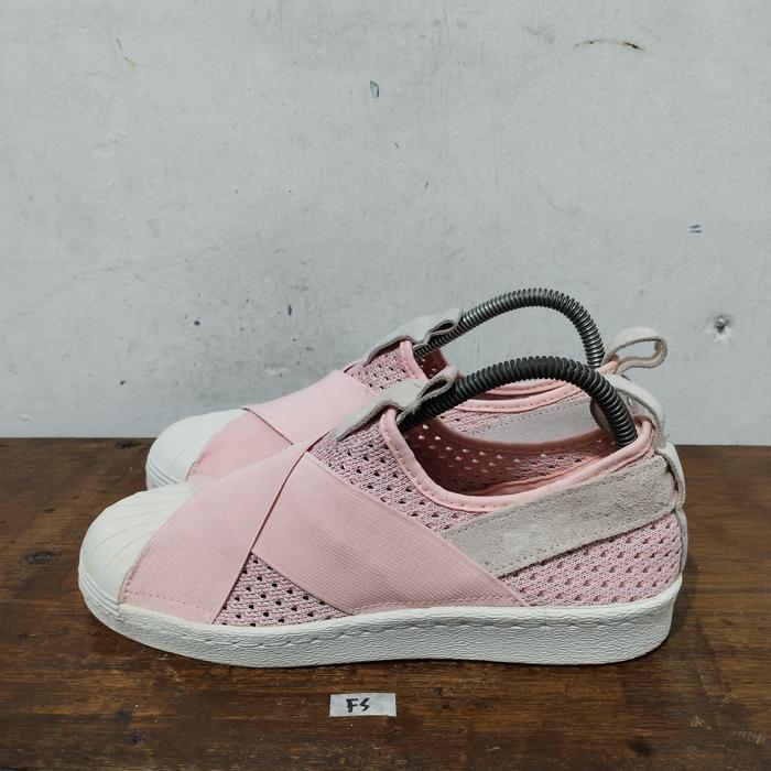 sepatu second ori adidas superstar slip on size 39