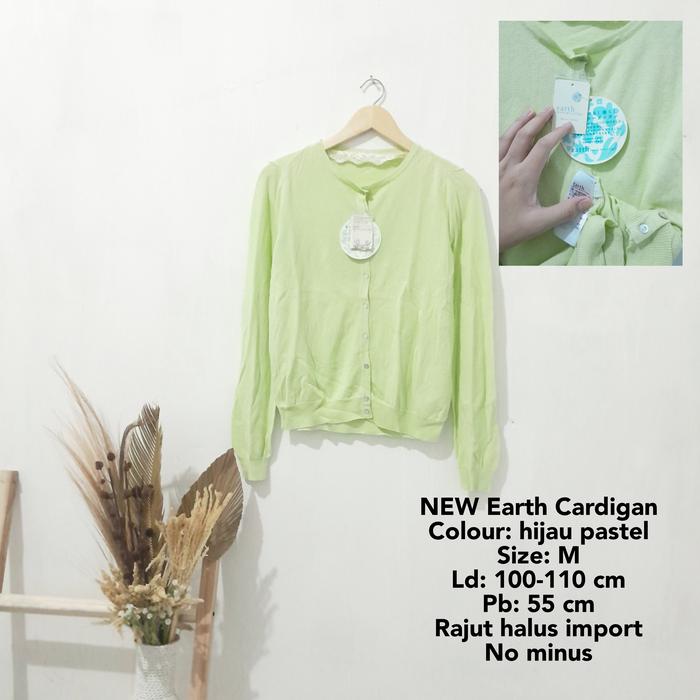 cardigan rajut earth music & ecology thrift