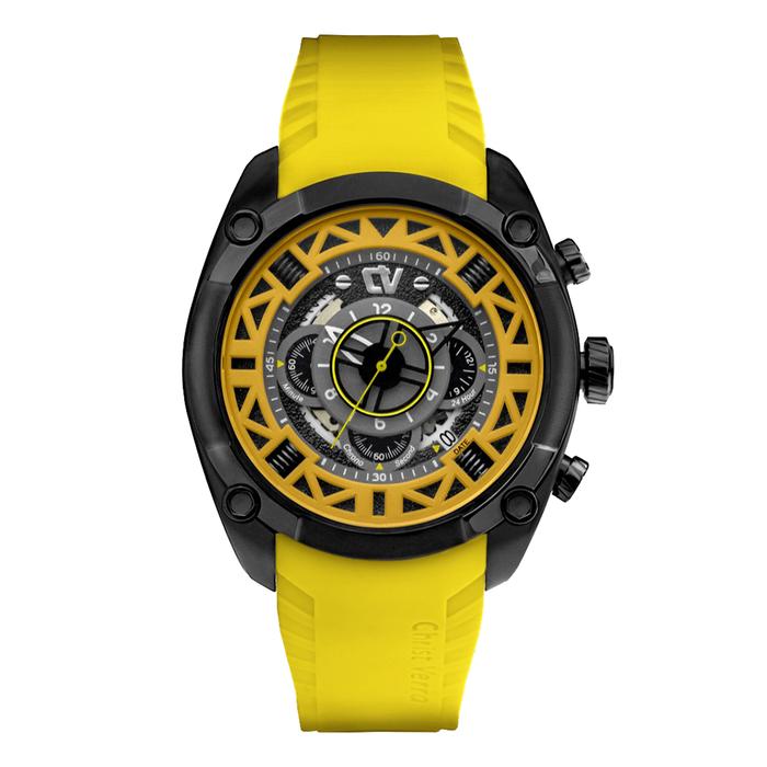 Jam Tangan CHRIST VERRA Pria Original CV C11122G-36 YLW