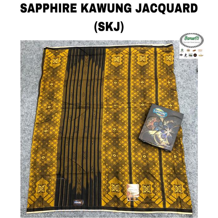 Sarung Sapphire Kawung Jacquard SKJ