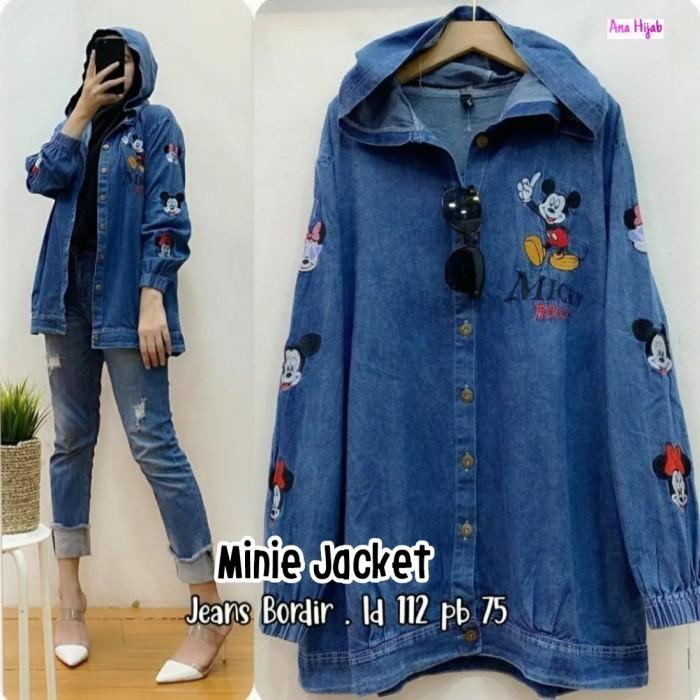 Bestseller minie jacket hoodie wanita terbaru modis kekinian new 15/2