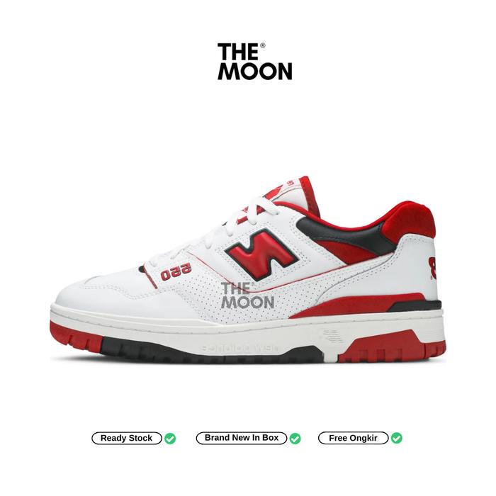Sepatu New Balance - New Balance 550 White Team Red Original