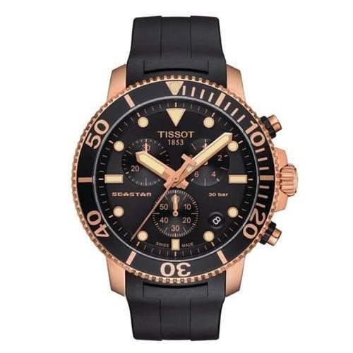 Tissot T120.417.37.051.00 Seastar 1000 Chronograph Jam Tangan Pria