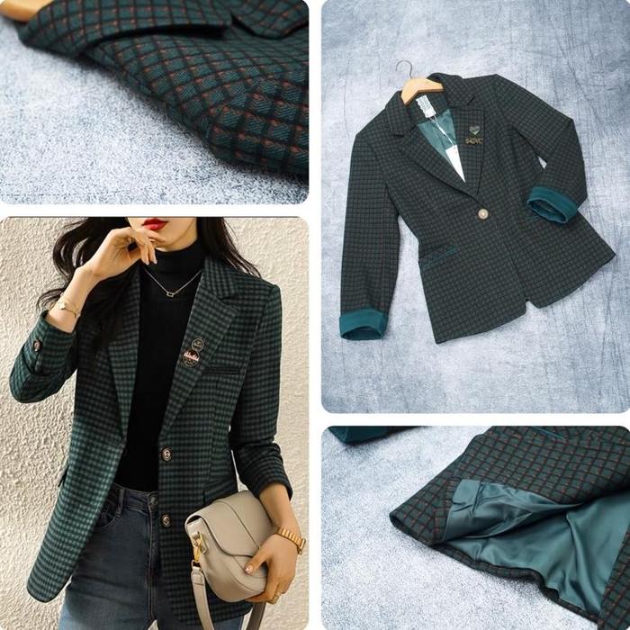OUTER BLAZER SLIMFIT WANITA IMPORT WOOL PREMIUM
