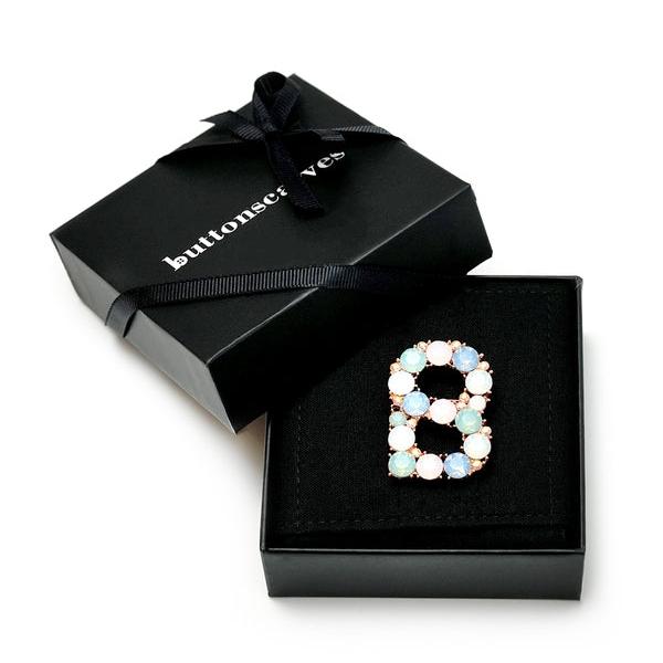 BUTTONSCARVES Orlin Brooch - Opal Multicolor