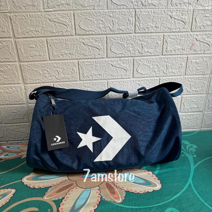Rolling Bag / Tas Slempang Tabung Converse Navy - Original