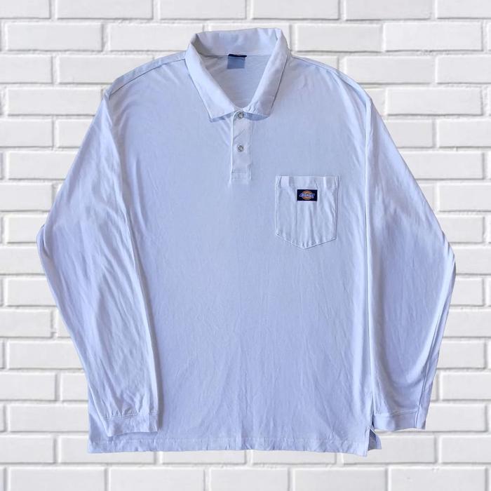LONGSLEEVE DICKIES ORIGINAL, SIZE L (SECOND BRANDED) PUTIH, TS0316