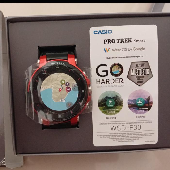Casio Protrek Wsd-f30 wsdf30rg wsd f30rg smart watch original japan