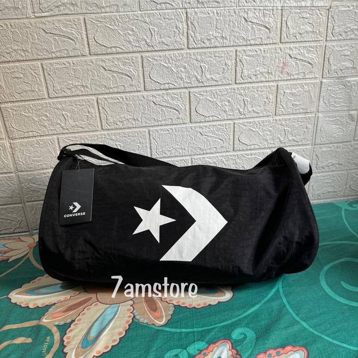 Rolling Bag / Tas Slempang Tabung Converse Original - Black