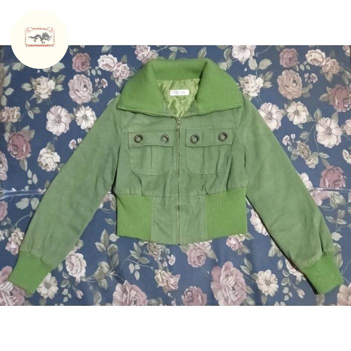 Jaket Crop Jeans Second