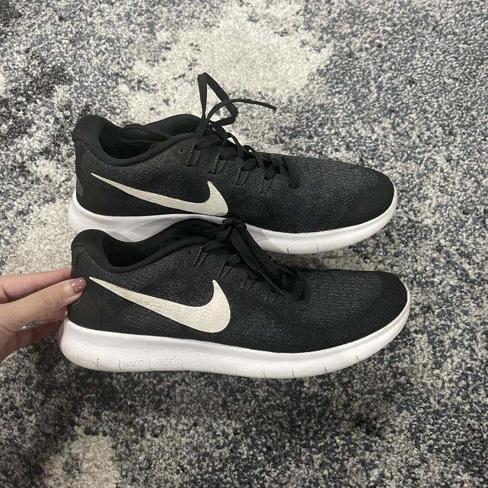 2nd Nike Women Sneaker Free RN Black US 8(39)