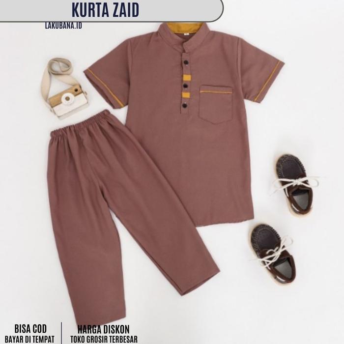 Koko Kurta Zaid - Baju Koko Zaid Muslim / Baju Koko Kurta Anak Zaid