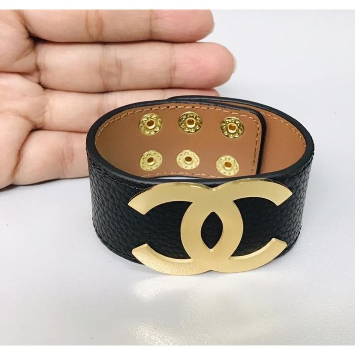 Gelang Kulit ChanelBlack Titanium Awet Selamanya
