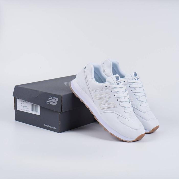 new balance NB 574 Leather White Gum