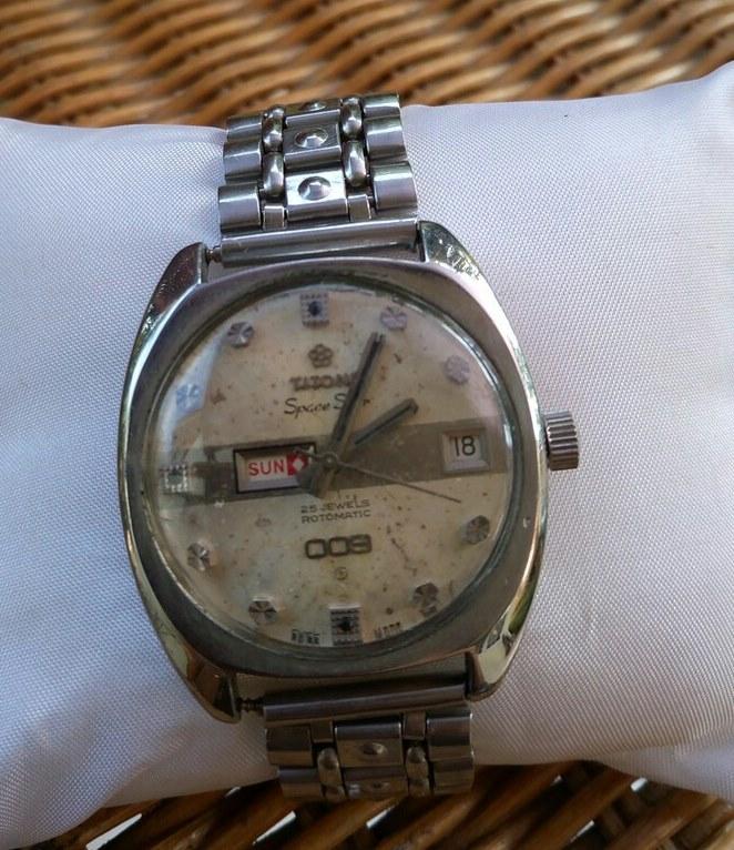 Jam tangan Titoni space star 009 vintage